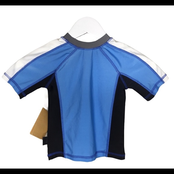 NWT DISNEY STORE Star Wars Darth Vader Print RashGuard Blue Boys Age 3Y - Picture 7 of 8